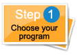 Step 1 : choose your program