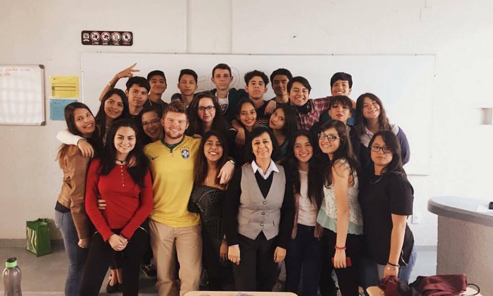 high school study abroad Mexico - Mexican classmates