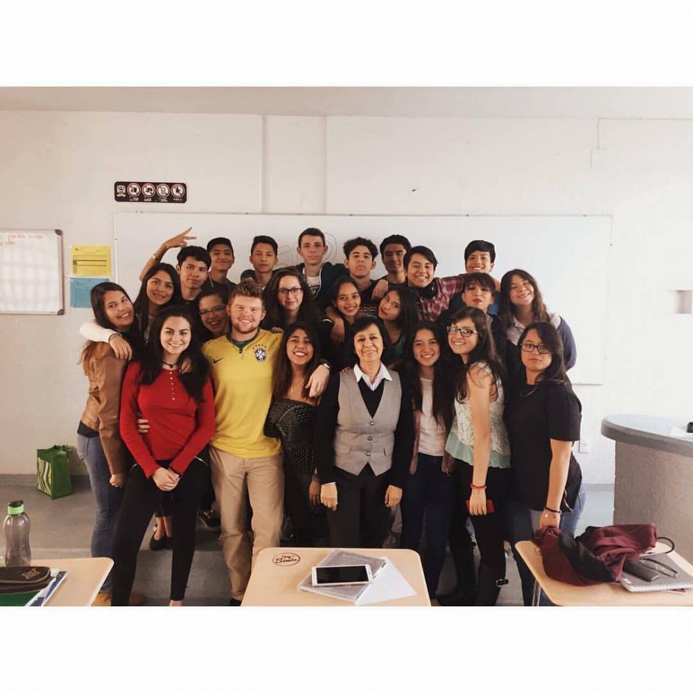 high school study abroad Mexico - Mexican classmates