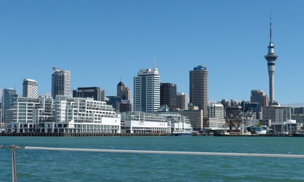 Privé Engelse lessen in Nieuw-Zeeland - uitzicht op Auckland