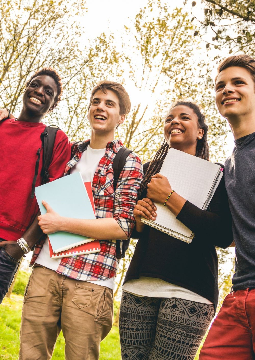 Students learning a foreign language