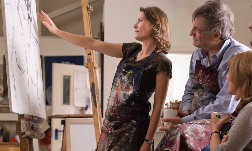 Italiaanse taalcursus en schilderen in Florence - kunstlessen