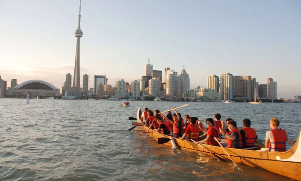 Engels zomerkamp Toronto, Canada – kanoën in Toronto