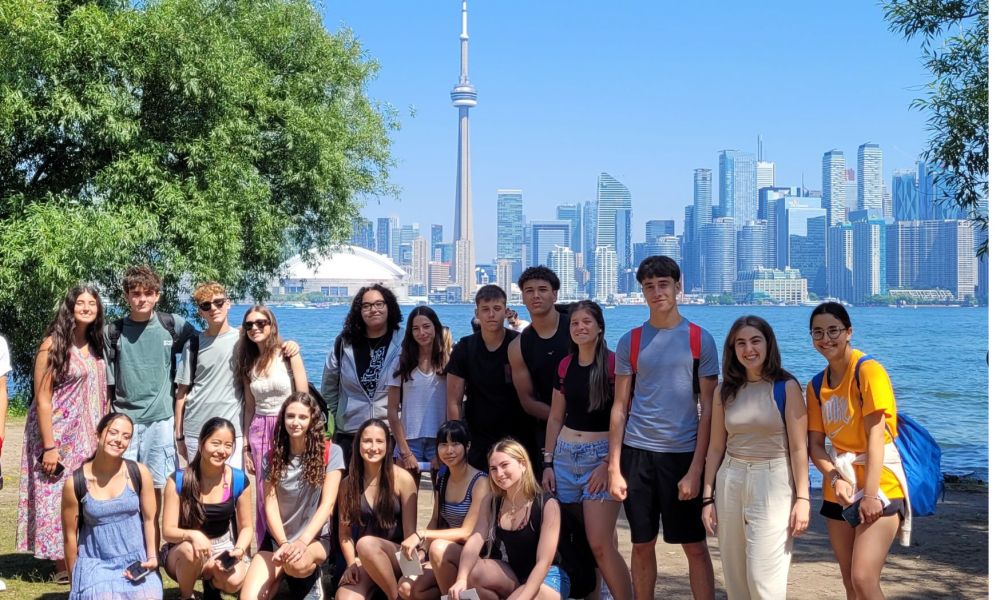Engels zomerkamp voor jongeren in Hamilton, Canada - excursie naar Toronto
