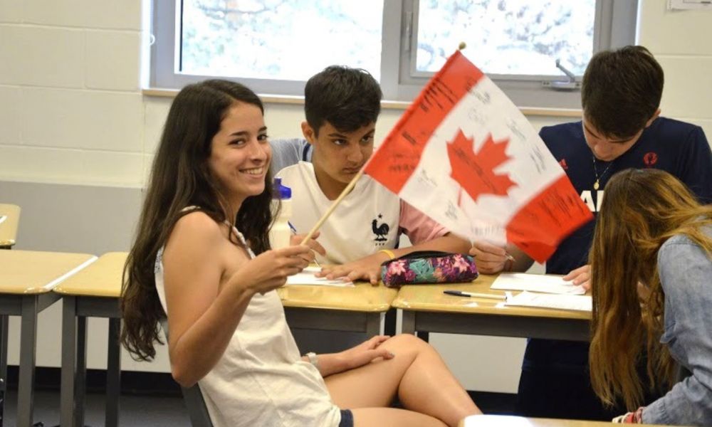 English Teen summer camp in Hamilton, Canada - Classroom