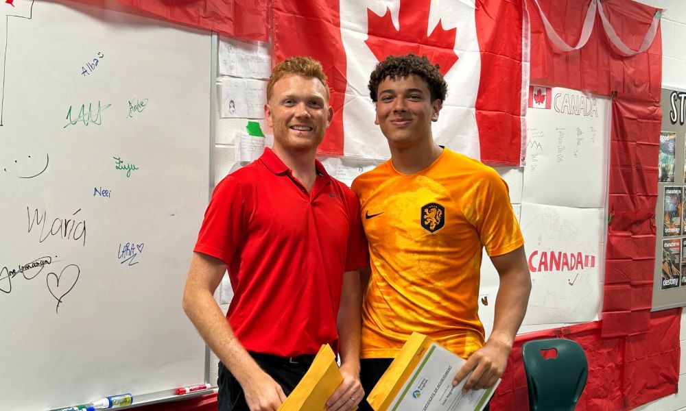 English Teen summer camp in Hamilton, Canada - certificate