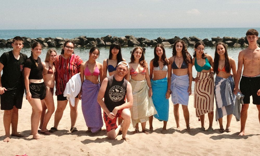 English Teen summer camp in Hamilton, Canada - Beachtime