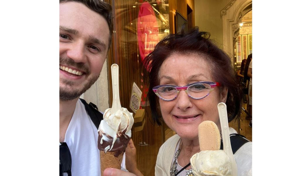 Probando helado con tu profesor/a privado/a en Italia