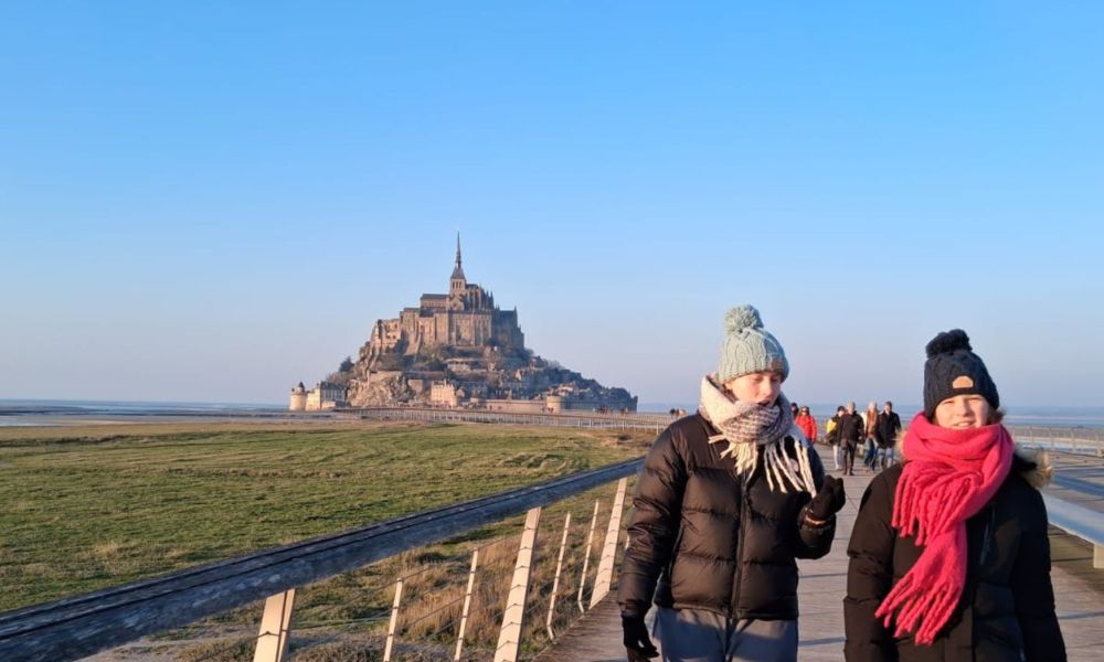 French immersion for Australians - weekend away with the host family