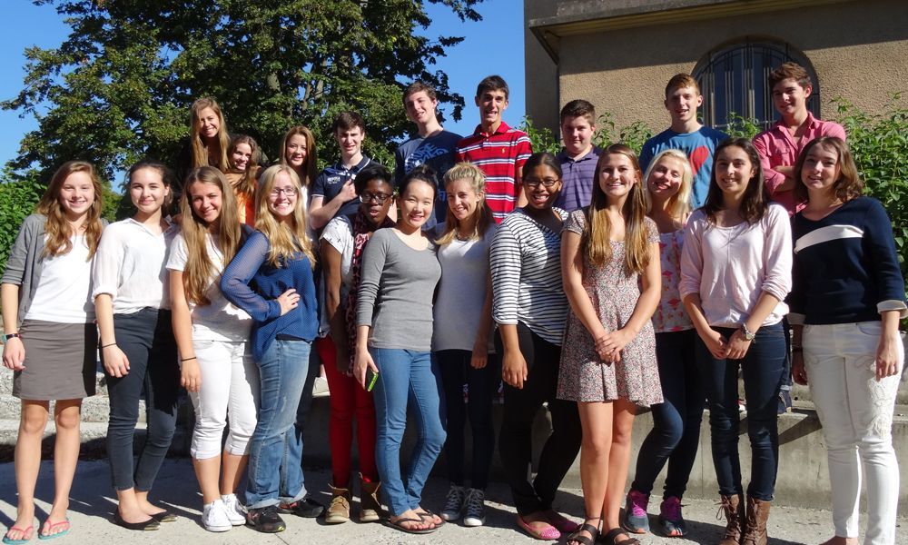 Uitwisselingsstudenten in Frankrijk - op school