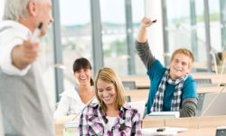 Language Courses - students enjoying their language class
