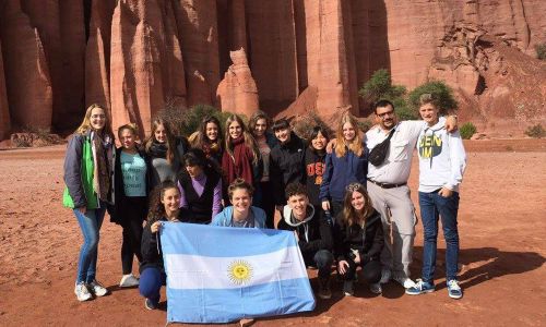 High School no Exterior Argentina