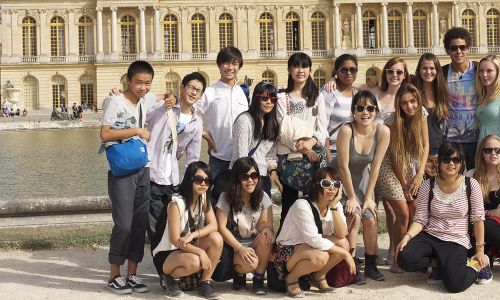 Homestay immersion in France - international student with host family