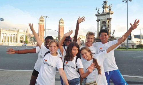 Teen summer camp in Barcelona Beach