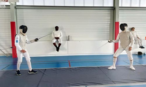Fencing summer camp in France- Fencing practice