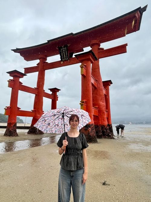 El intercambio de secundaria de Maya en Japón