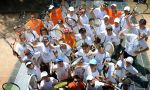 Tennis and French summer camps in France - group picture