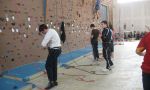 French Riviera boarding school - climbing in the sports hall
