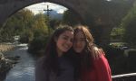 exchange program in Spain - exchange student with host sister during her academic year program in Spain