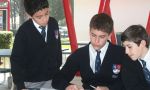 High School Exchange in Mexico - American students during class in Mexico