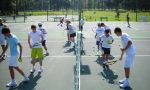 Tennis summer camps in France - outdoor training