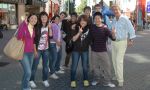 High school exchange in germany - International Students during their first day in Germany