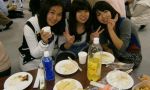 exchange program in japan - Exchange students having a traditional japanese dinner