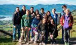 High School in Christchurch - International Students during school trip