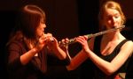 Exchange program in Christchurch - Students playing the flute