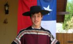 Immersion in Chile - students dressed up with traditional clothes
