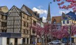 Cursos de francés en Normandía- casas antiguas en el centro de la ciudad de Rouen