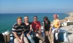 Arabic courses in Morocco - students at the sea