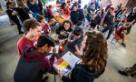 High School exchange in the Netherlands - exchange students during orientation