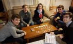 french immersion in France -playing boardgames