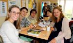 French School in Paris - students at work