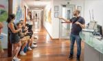 Italian language school in Rome - reception area