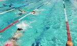 Swim summer camp in France - pool practice