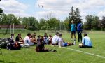 Campamento de verano de fútbol en Francia - entrenando en el campamento de verano de fútbol en Francia