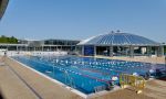 Campamento de verano de natación en Francia - Piscina exterior